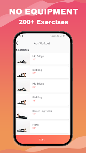 Screenshot Home Fitness - Daily Workout