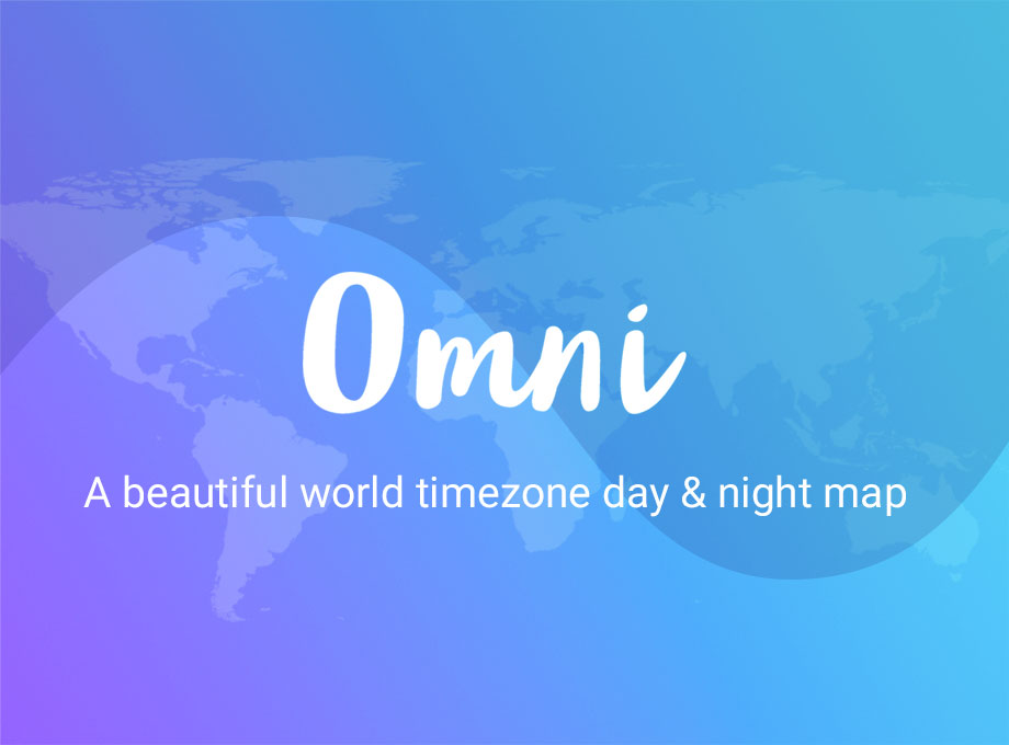 Omni World Timezone Map Preview image 1