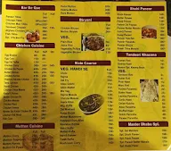 Shri Master Dhaba menu 1