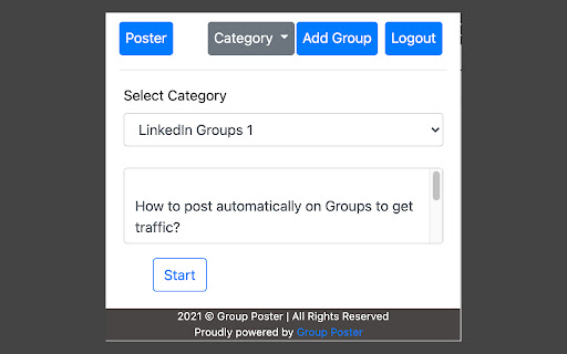 GP - LinkedIn & Facebook Groups Auto Poster