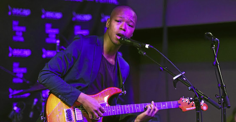 Nakhane Touré playing at Nashville's famous Bluebird Café during his US trip