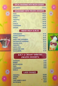 Apoorva's Sangeetha Veg menu 1