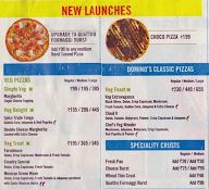 Domino's Pizza menu 1