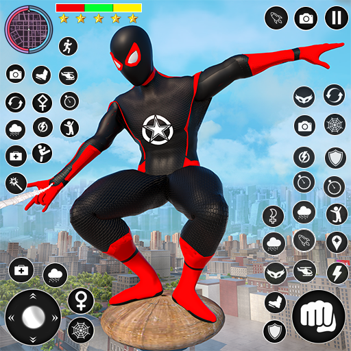 Screenshot Flying Rope Hero: Spider Games