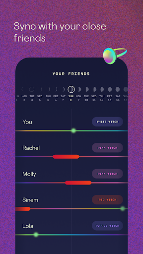 Screenshot Stardust: Period Tracker