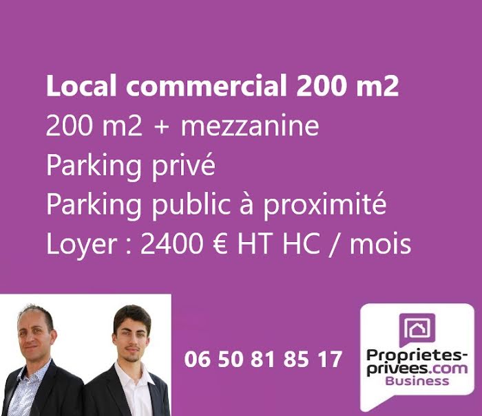 Location  locaux professionnels  200 m² à Nevers (58000), 2 400 €