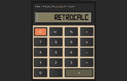 Retro Calculator Preview image 0