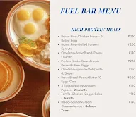 Fuel Bar menu 4