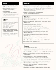 Flamingo Globally Inspired Food menu 4