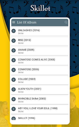 Music Player - Skillet All Songs Lyrics