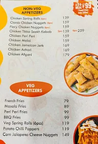 Chicken Affair menu 3