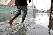 Persistent rain has led to localised flooding in parts of Cape Town. 