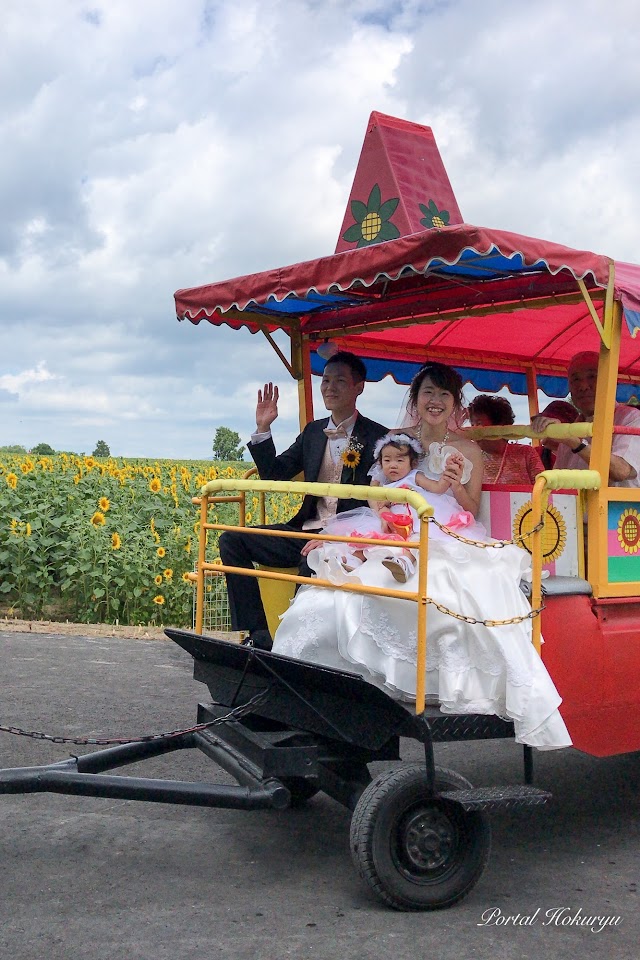 ひまわりの里遊覧車「ひまわり号」