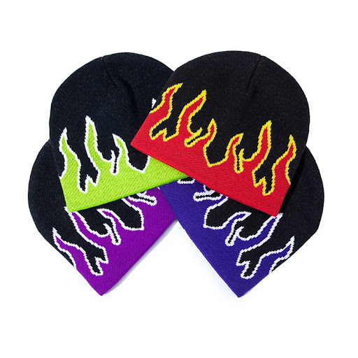 Title 7, Fashionable Simple Warm Flame Wool Hat for Wint...