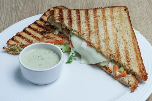 Grilled Paneer Jumbo Sandwich