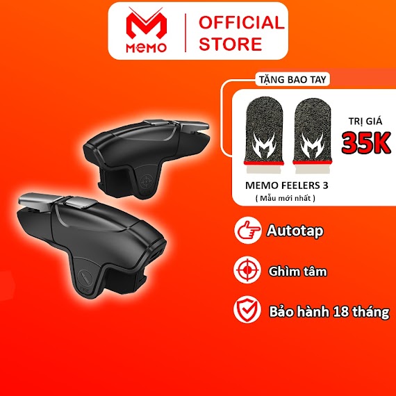 Nút Chơi Pubg Mobile Memo Ak02 Hỗ Trợ Auto Tap Ghìm Tâm Chơi Game Pubg / Freefire / Ros / Cod Sinh Tồn Cho Điện Thoại