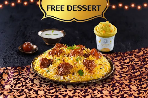 Shahi Non-Veg Biryani With FREE Dessert (Serves 1)
