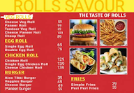 Rolls Savour menu 1