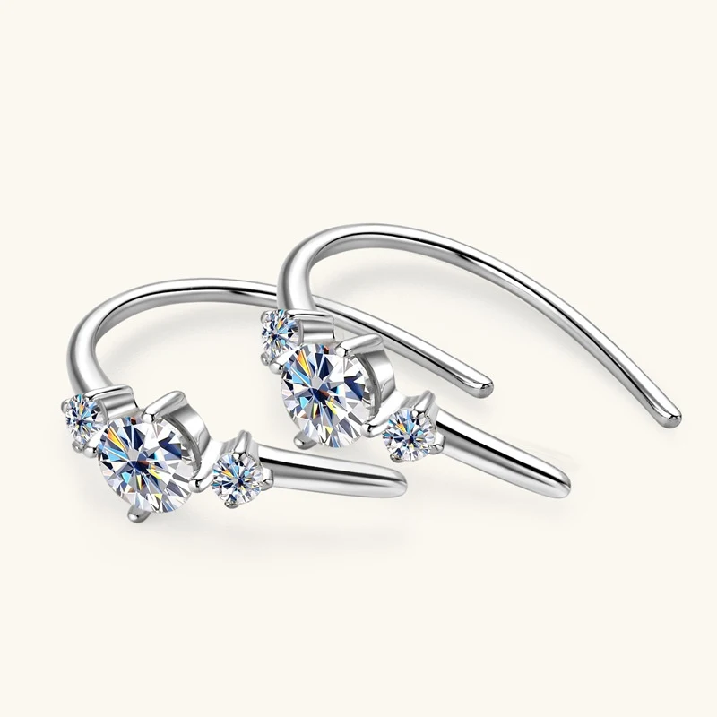 Title 9, Betaalbare Luxe Diamanten Oorbellen S925 Sterli...
