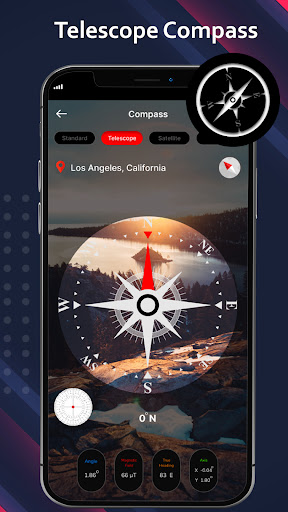 Screenshot Digital Compass for Android