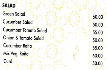 Sunrise Foods menu 