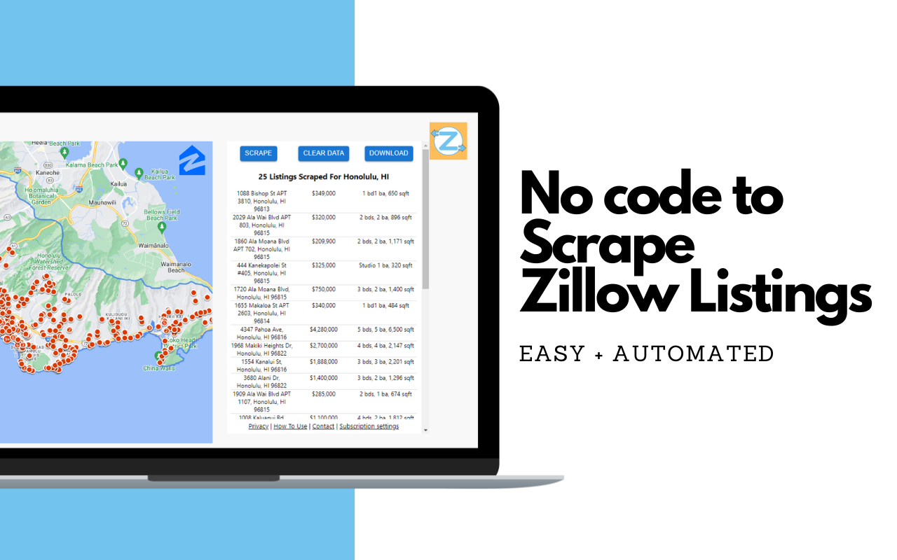 Z Real Estate Scraper for Zillow Preview image 2