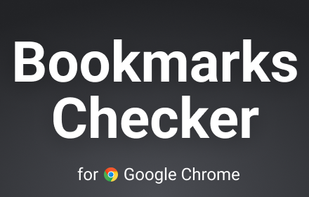 Bookmarks Checker - Remove broken links small promo image