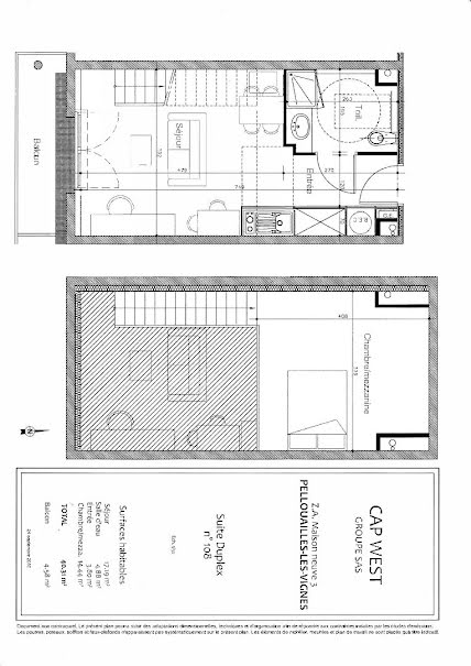 Vente appartement 2 pièces 40 m² à Pellouailles-les-Vignes (49112), 101 000 €