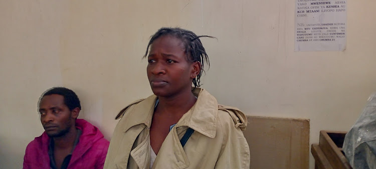 Maureen Anyango Owade at the Kibera court