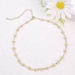 White Small Flower Necklace