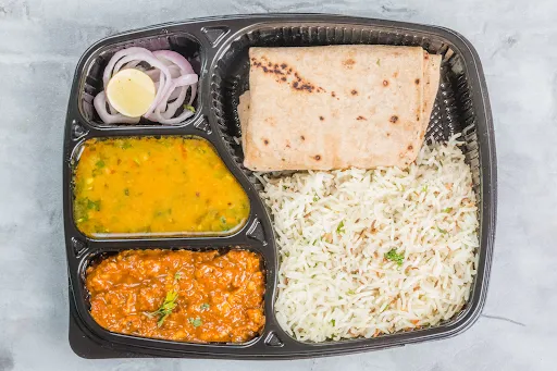 Chicken Keema Masala Meal Thali