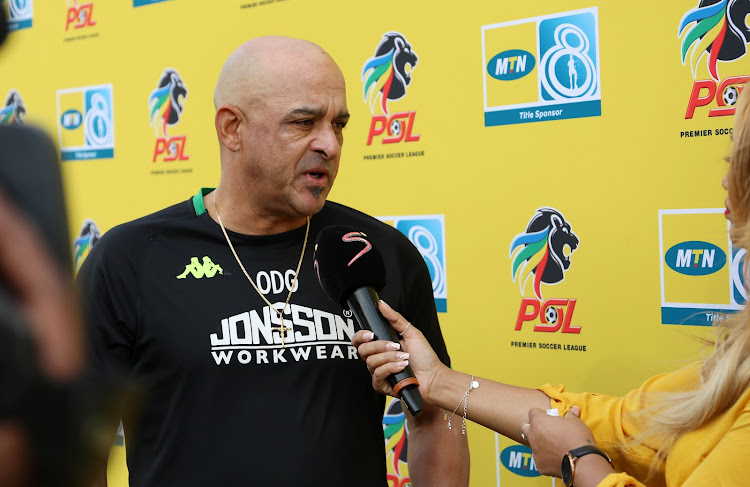 Highlands Park coach Owen Da Gama has already won a cup in his long coaching career.