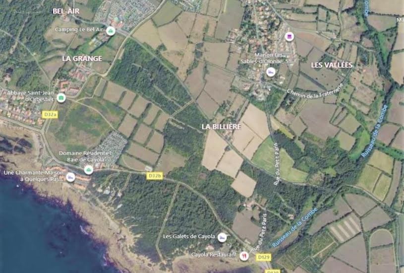  Vente Terrain à bâtir - 4 500m² à Les-Sables-d'Olonne (85100) 