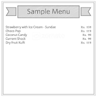 Iceberg Organic Icecreams menu 1