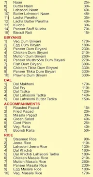 Juhi's Kitchen menu 3