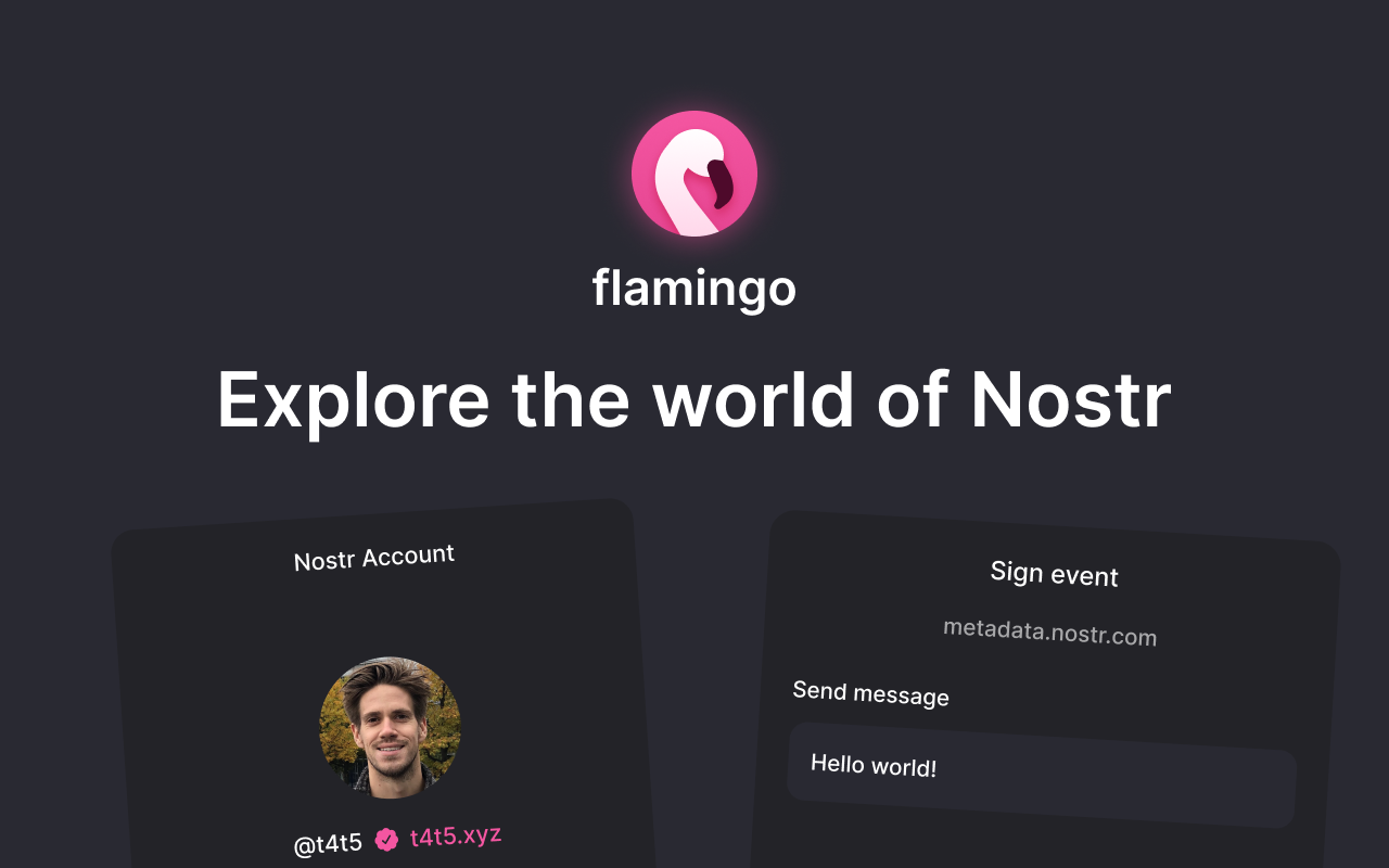 Flamingo – Nostr extension Preview image 0