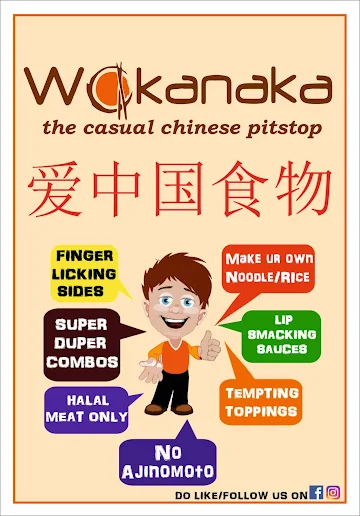 Wokanaka menu 
