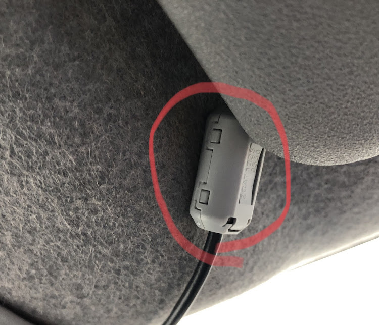 ムーヴカスタムのDIY・ドラレコノイズ対策 その1・フェライトコア ノイズレスフィルター・ピスケ君広めよう委員会に関するカスタム事例の投稿画像2枚目