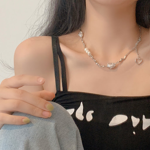 Title 1, Womens Irregular Baroque Pearl Necklace Unique...