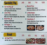 La Pinic Pizza menu 2