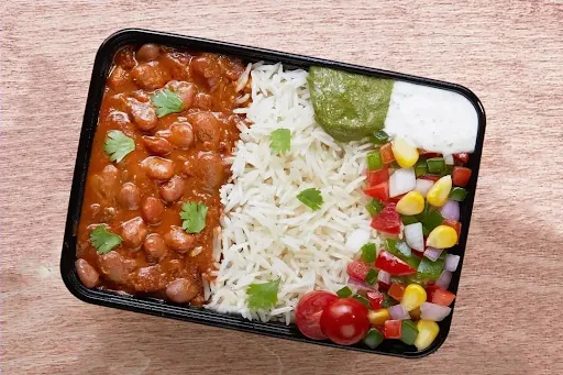 Rajma+Matar Paneer+Rice Bowl