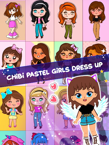 Screenshot Anime Pastel Girl Dressup Game