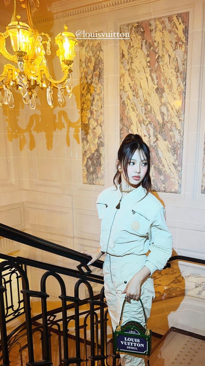 14-Year-Old NewJeans' Hyein Stuns with her model-like vibes at Louis Vuitton  show during Paris Fashion Week