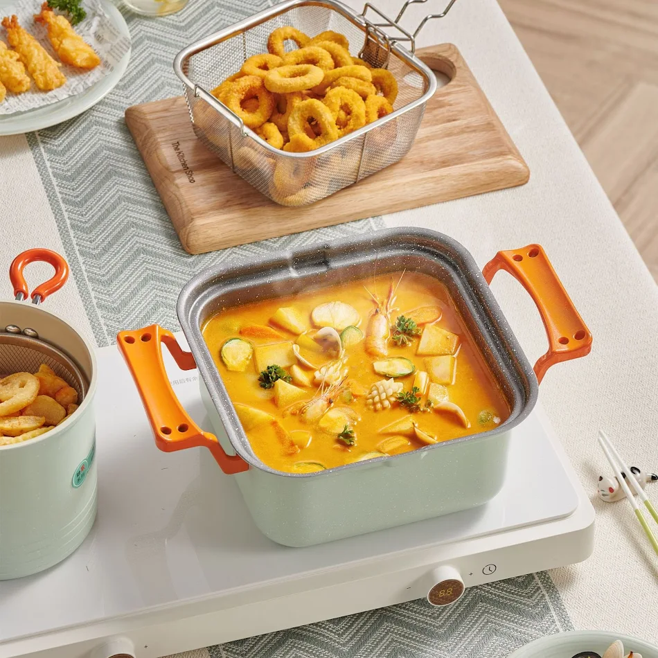 Large Capacity Household Small Fryer Cook Delicious Crispy Food with Little Oil Easy to Clean Perfect for Home Use and F