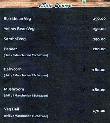 Swathi Deluxe menu 