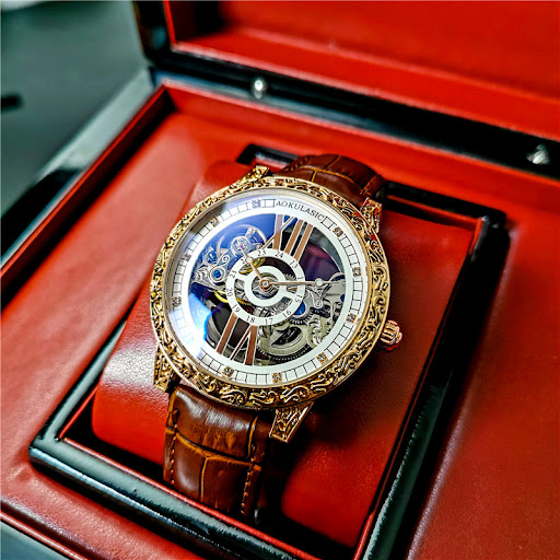 Title 3, Mens High-End Handsome Hollow Tourbillon Autom...