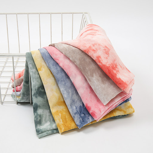Title 6, Tie-dye Printed Pearl Chiffon Scarf Shawl