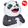 Panda Stickers 🐼 Pandas mignons WAStickerApps icon