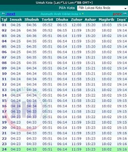 Jadwal Imsakiyah 2018 - Android Apps on Google Play