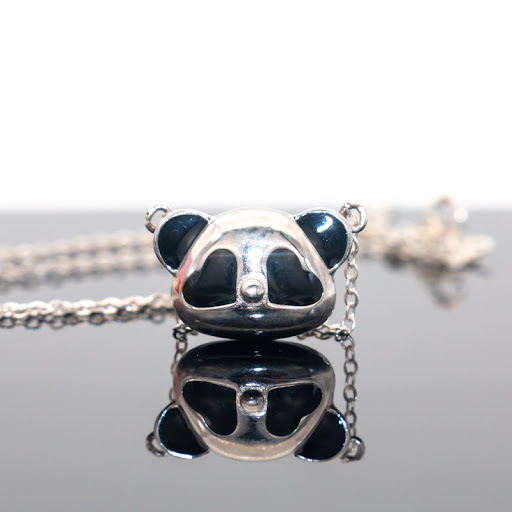 Title 4, Cute panda Korean version of the simple necklace